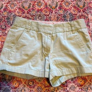 MINT GREEN J. CREW SHORTS